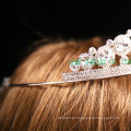 Big Rhinestone Tiara nupcial Crown Tiaras de cristal para as mulheres